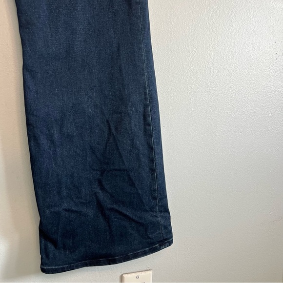 NWOT Express Womens Curvy Bootcut Mid Rise Jeans Plus Sz 18 Stretch Dark Wash - Picture 3 of 12